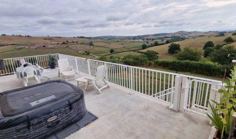 Pose de garde-corps sur terrasse au Creusot